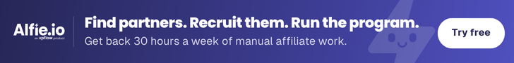 Alfie.io — Find partners. Recruit them. Run the program. Try free