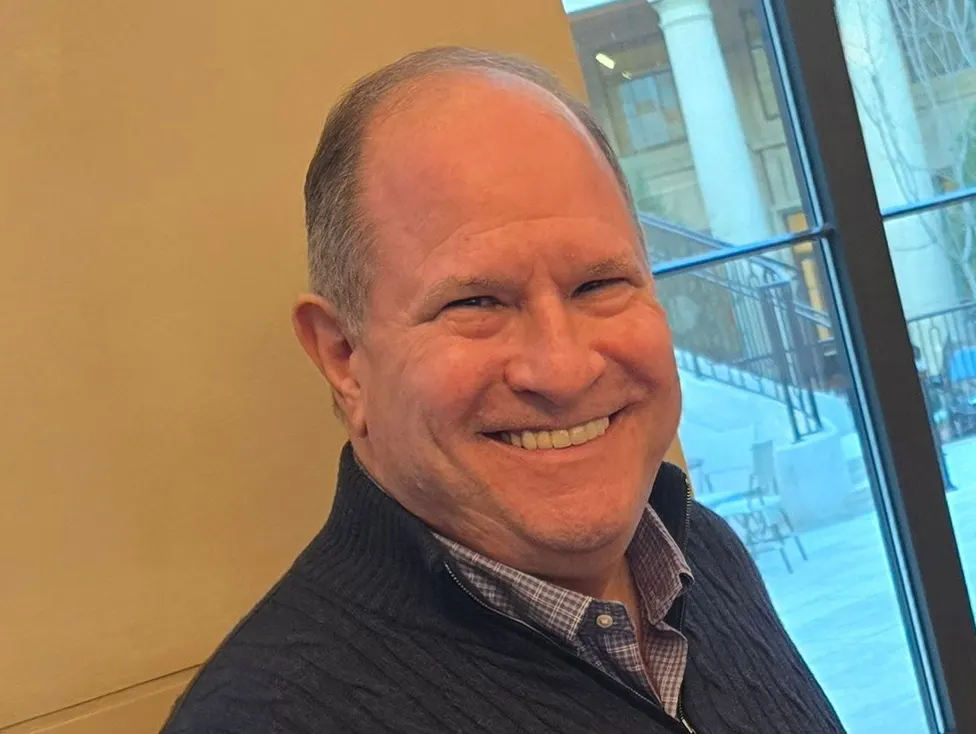 A smile between meetings